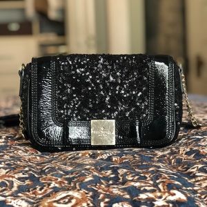 Kate Spade Black Sequin Crossbody Bag
